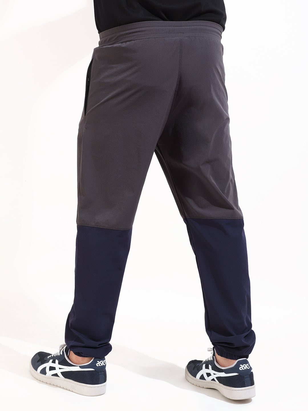 Dark Grey Terry Lycra Trackpant