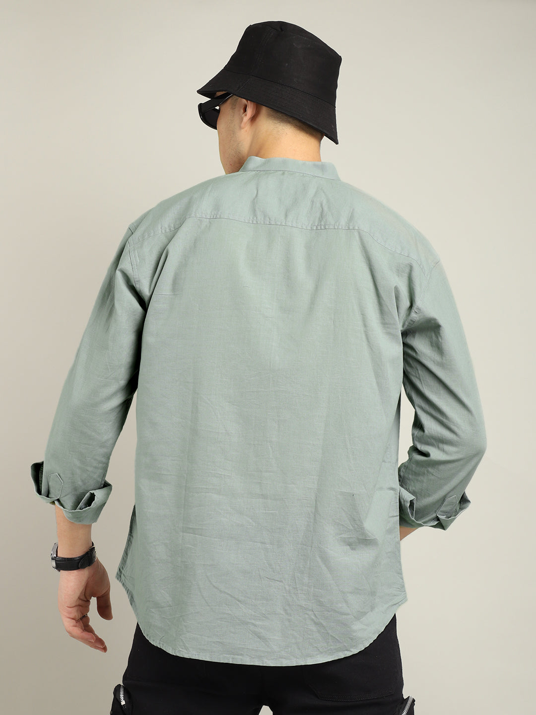 Ennead Sea Green Kurta Shirt