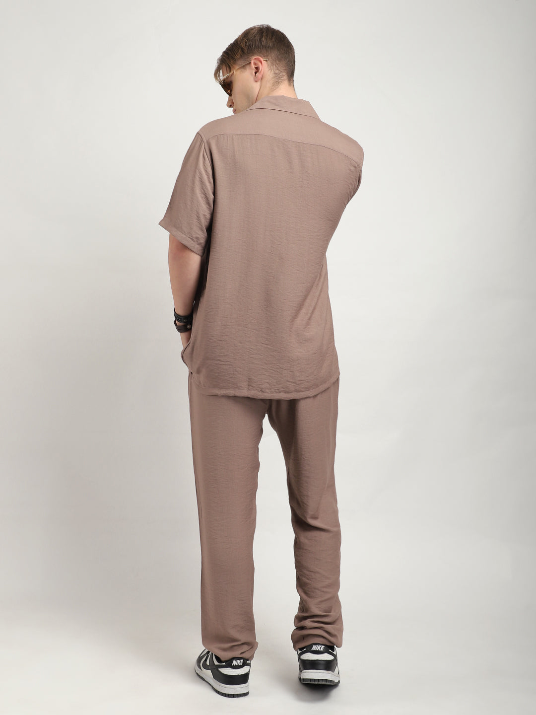 Linen Atlantica Combd Brown Co-Ord Set