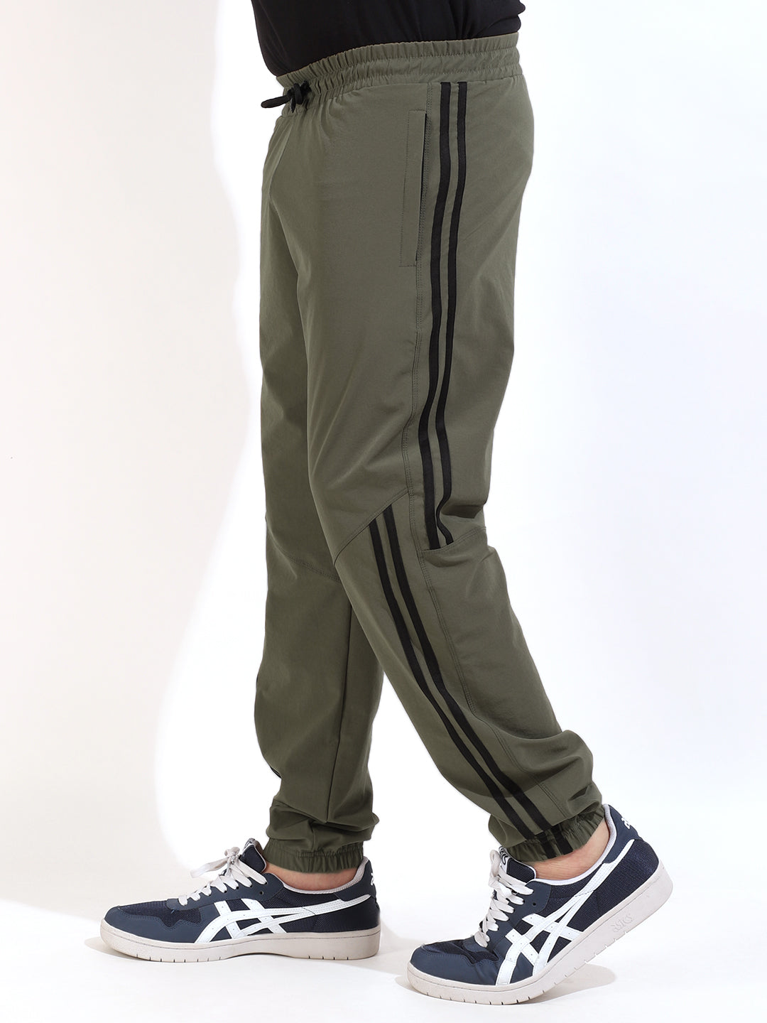 Men's Trackpant Joggers Straight Fit 100 For Gym-Dark Grey