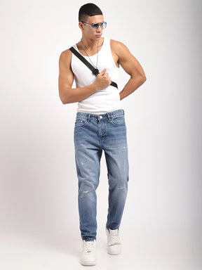 Marble Mist Light Blue Denim Jeans