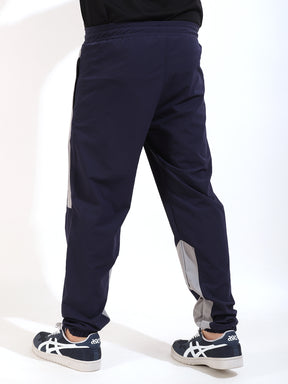 Navy Terry Lycra Fabric Trackpant