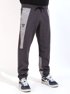 Dark Grey Terry Lycra Fabric Trackpant