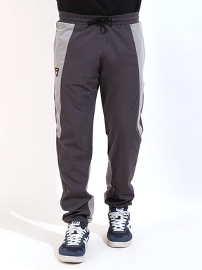 Dark Grey Terry Lycra Fabric Trackpant