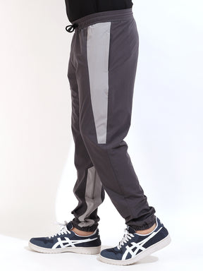 Dark Grey Terry Lycra Fabric Trackpant