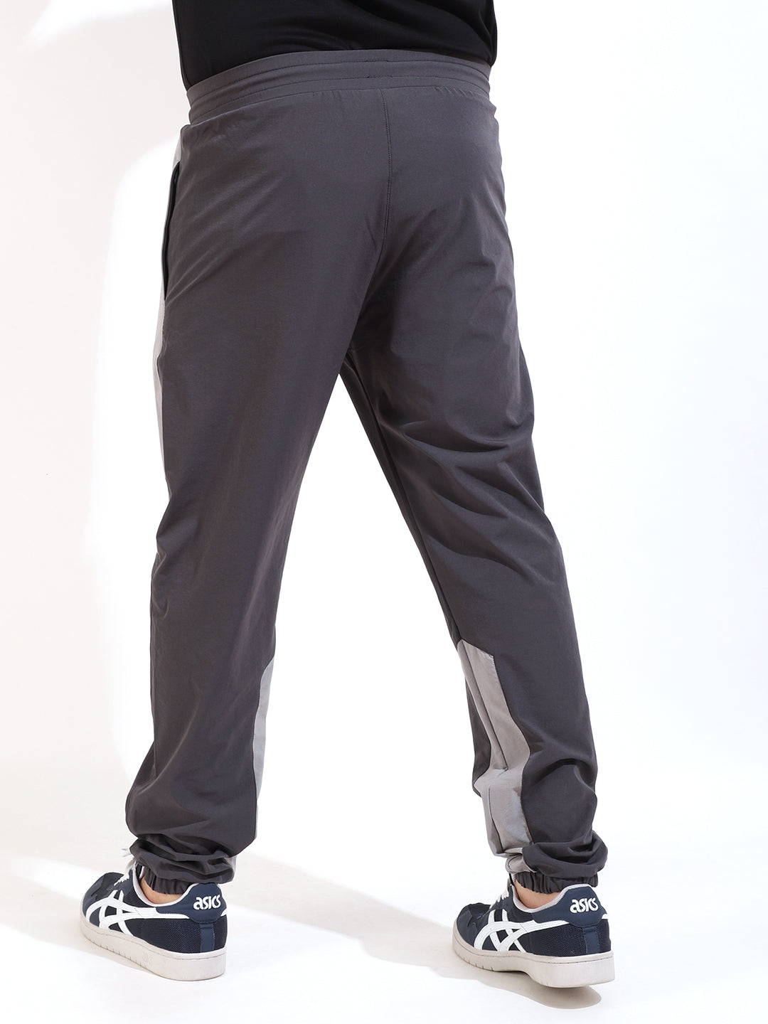 Dark Grey Terry Lycra Fabric Trackpant