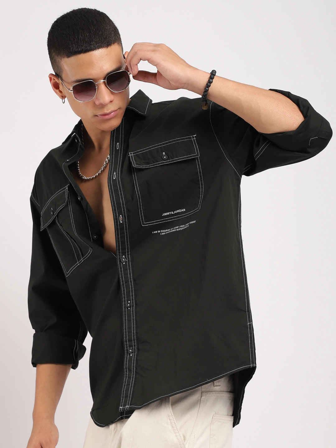 Dark Grey Full Sleeve Shirt