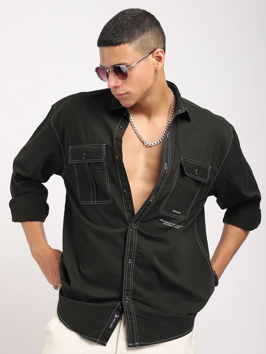 Dark Grey Full Sleeve Shirt