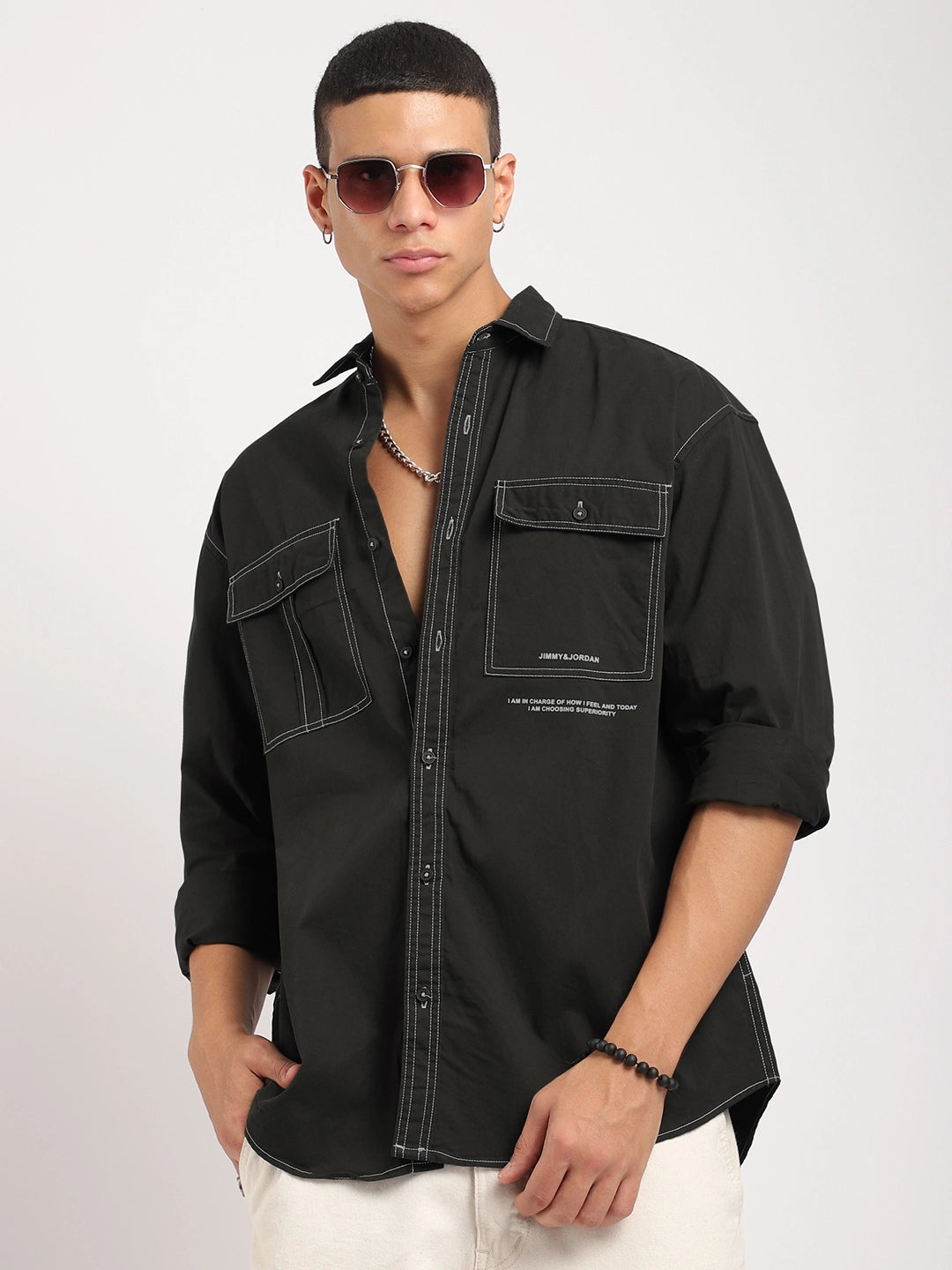 Dark Grey Full Sleeve Shirt