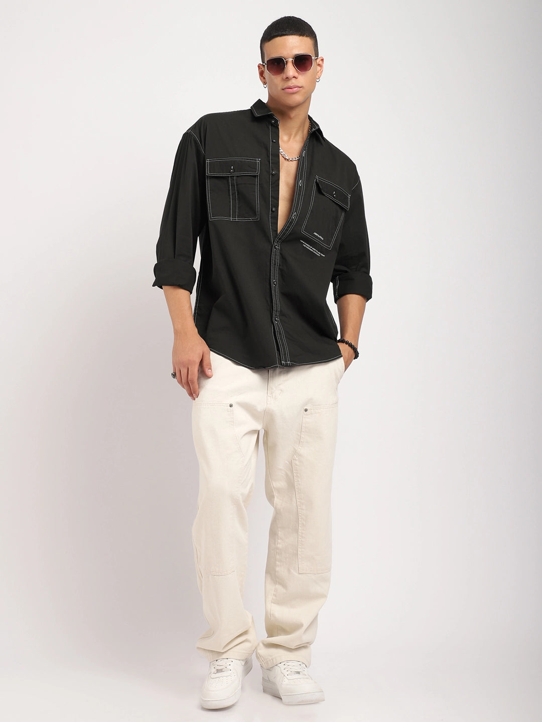 Dark Grey Full Sleeve Shirt