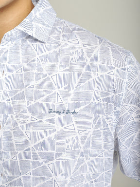 Mintstellar Blue Textured Shirt