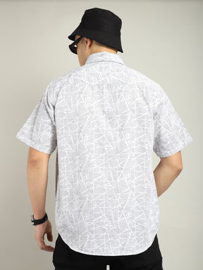 Mintstellar White Textured Shirt