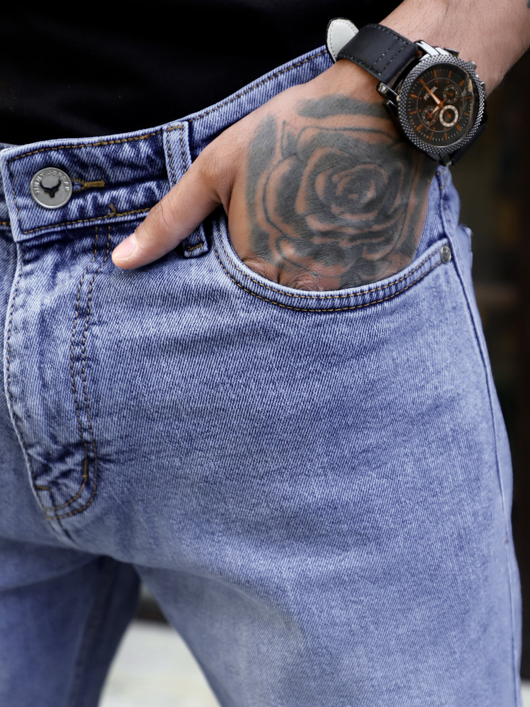Harvest Hue Bootcut Blue Denim Jeans