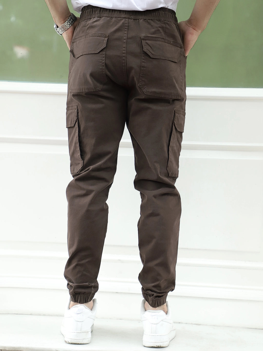 Loaded Luck Dark Brown Cotton Cargo