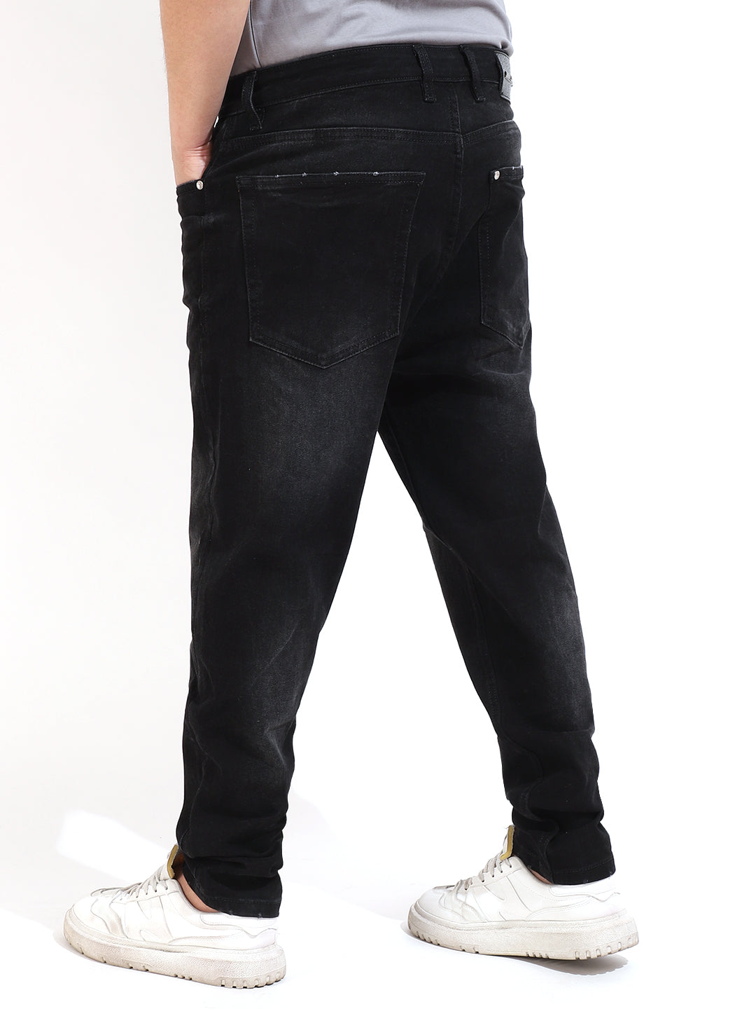 Black Denim Fabric Jeans