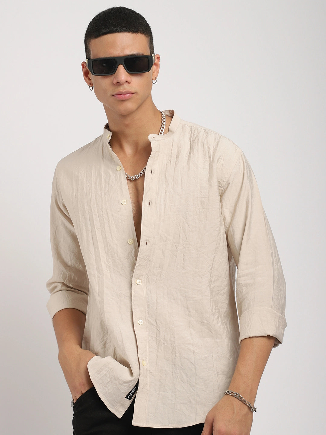 Urban Edge Light Beige Shirt