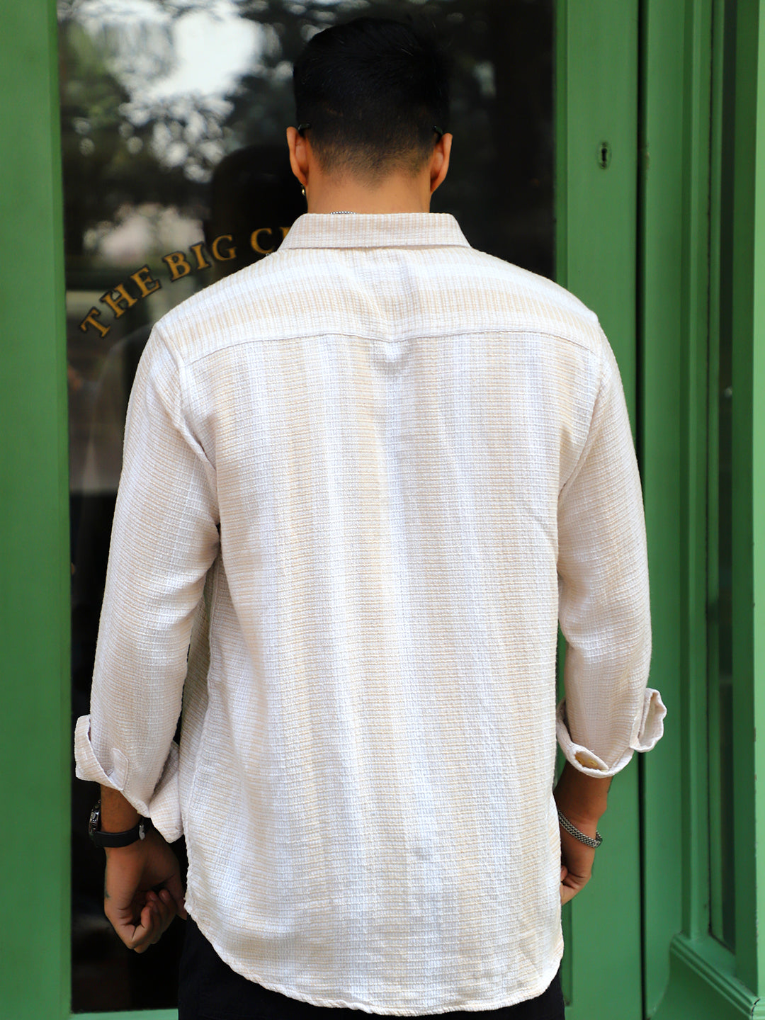 Timeless Beige Full Sleeve Shirt