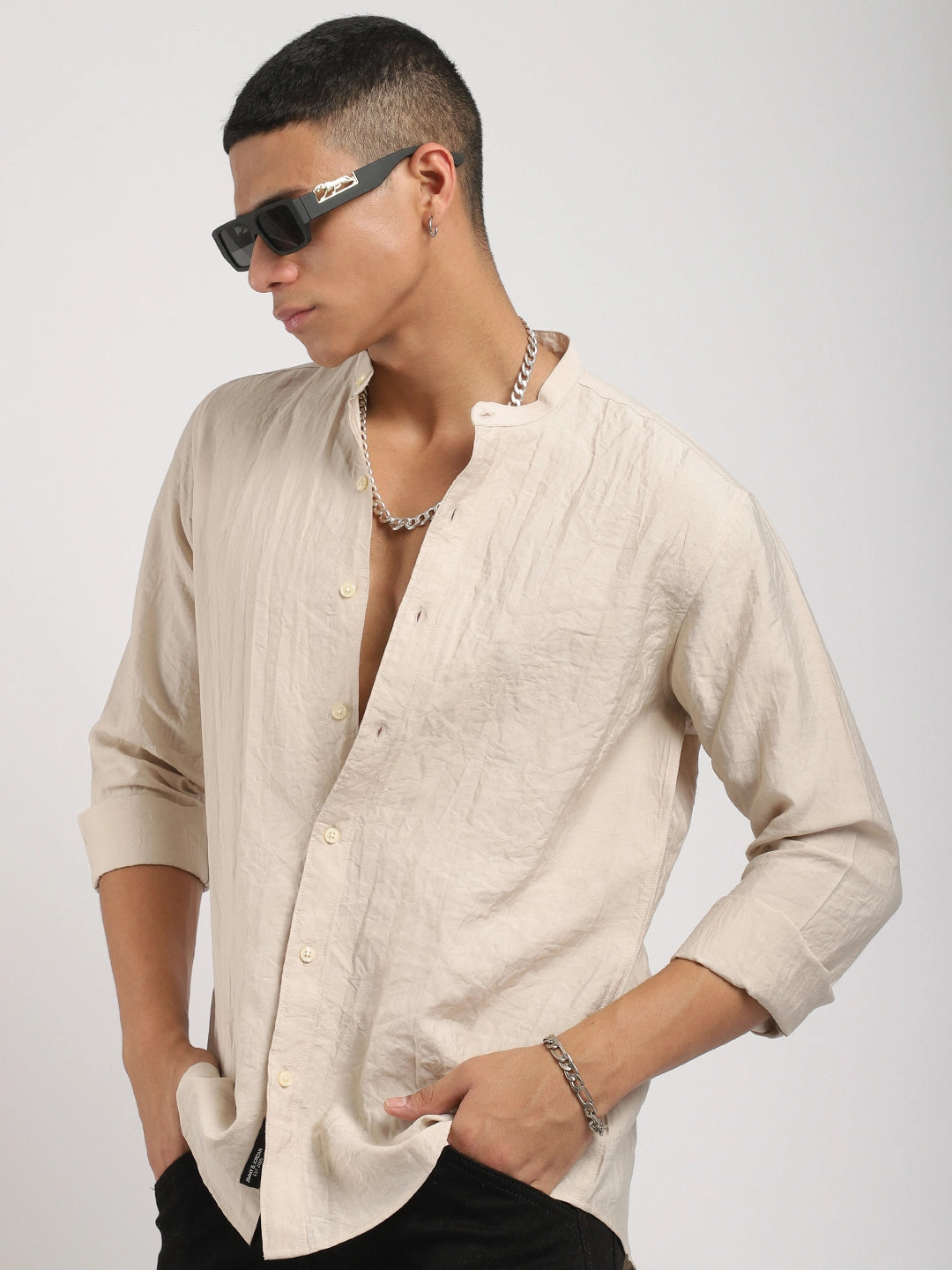 Urban Edge Light Beige Shirt