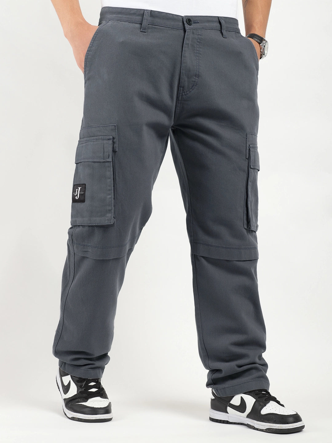 Tornado Full Length Dark Ash Grey Plus size Cargo