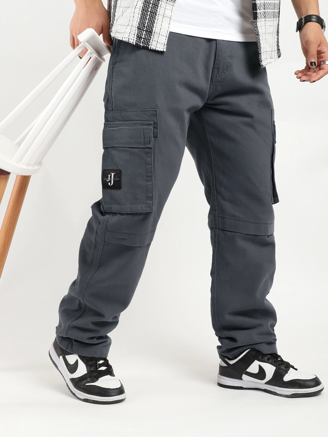 Tornado Full Length Dark Ash Grey Plus size Cargo