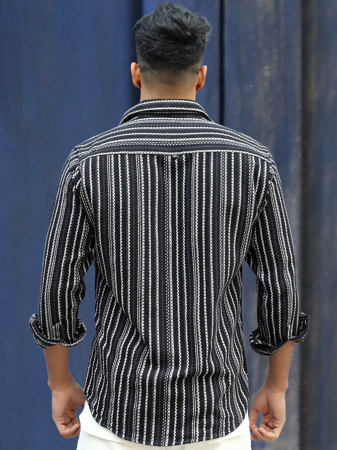 Maui Wave Black Stripe Full Sleeve Shirt