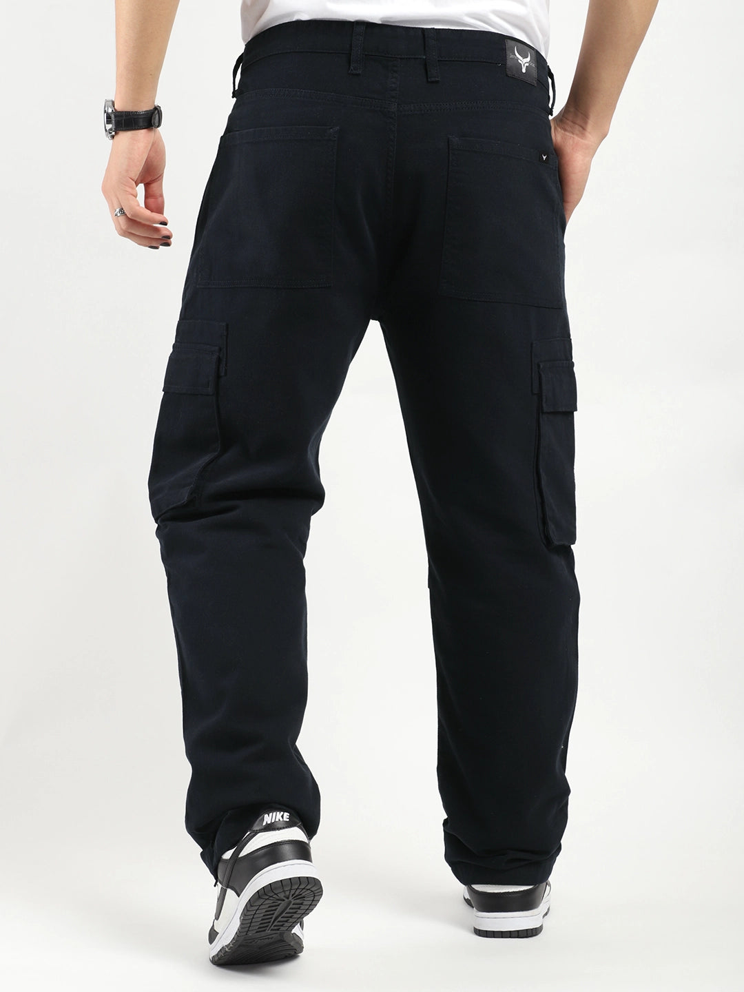 Tornado Full Length Navy Blue Plus size Cargo