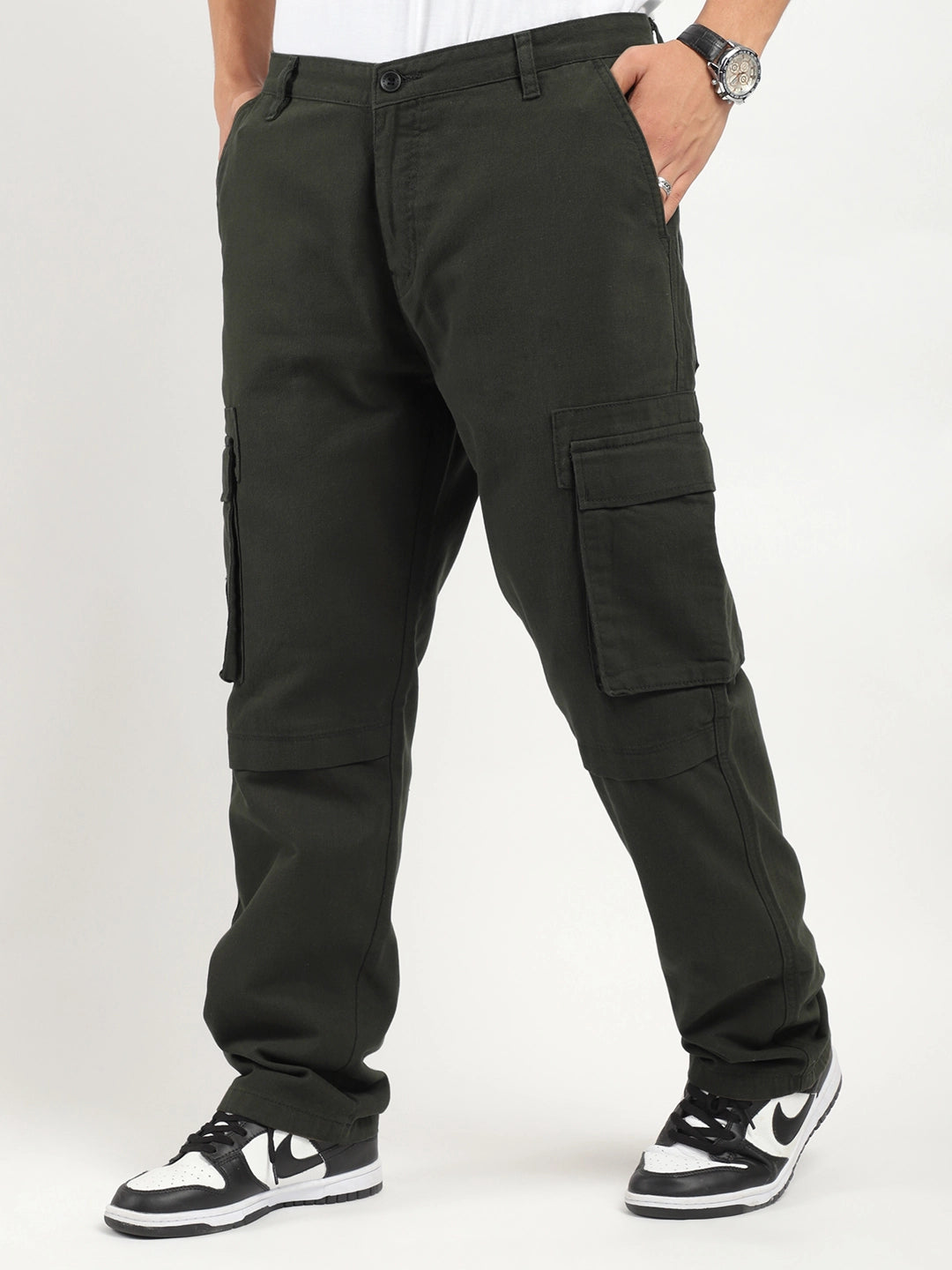 Tornado Full Length Dark Olive Plus size Cargo