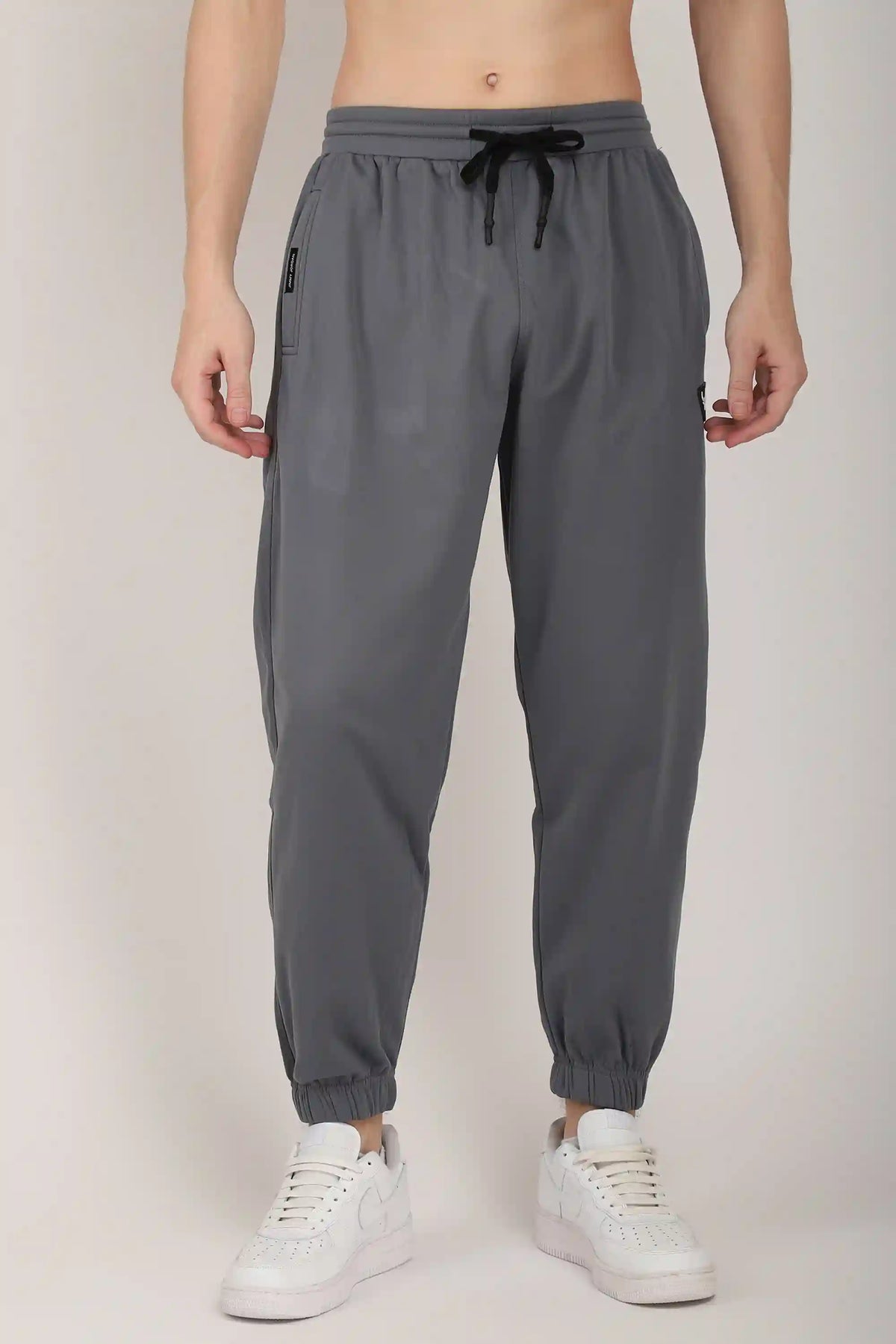 Grey Sweat Knitted Trackpant
