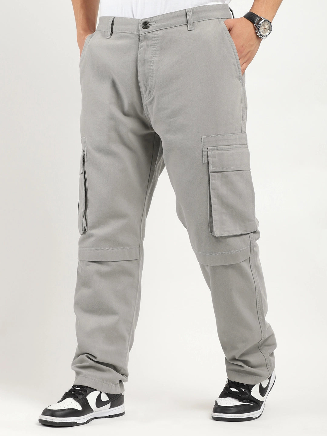 Tornado Full Length Light Grey Plus size Cargo