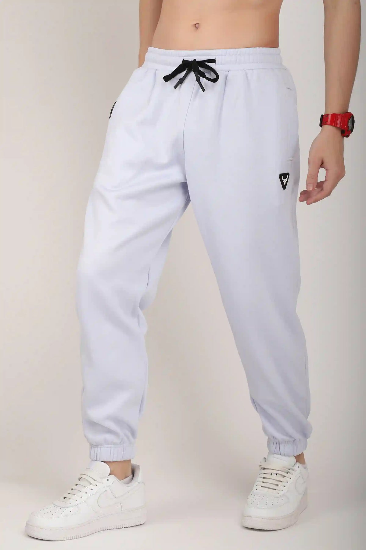 Light Purple Sweat Knitted Trackpant