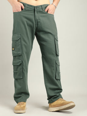 Z 8 Pocket Olive Green Cargo