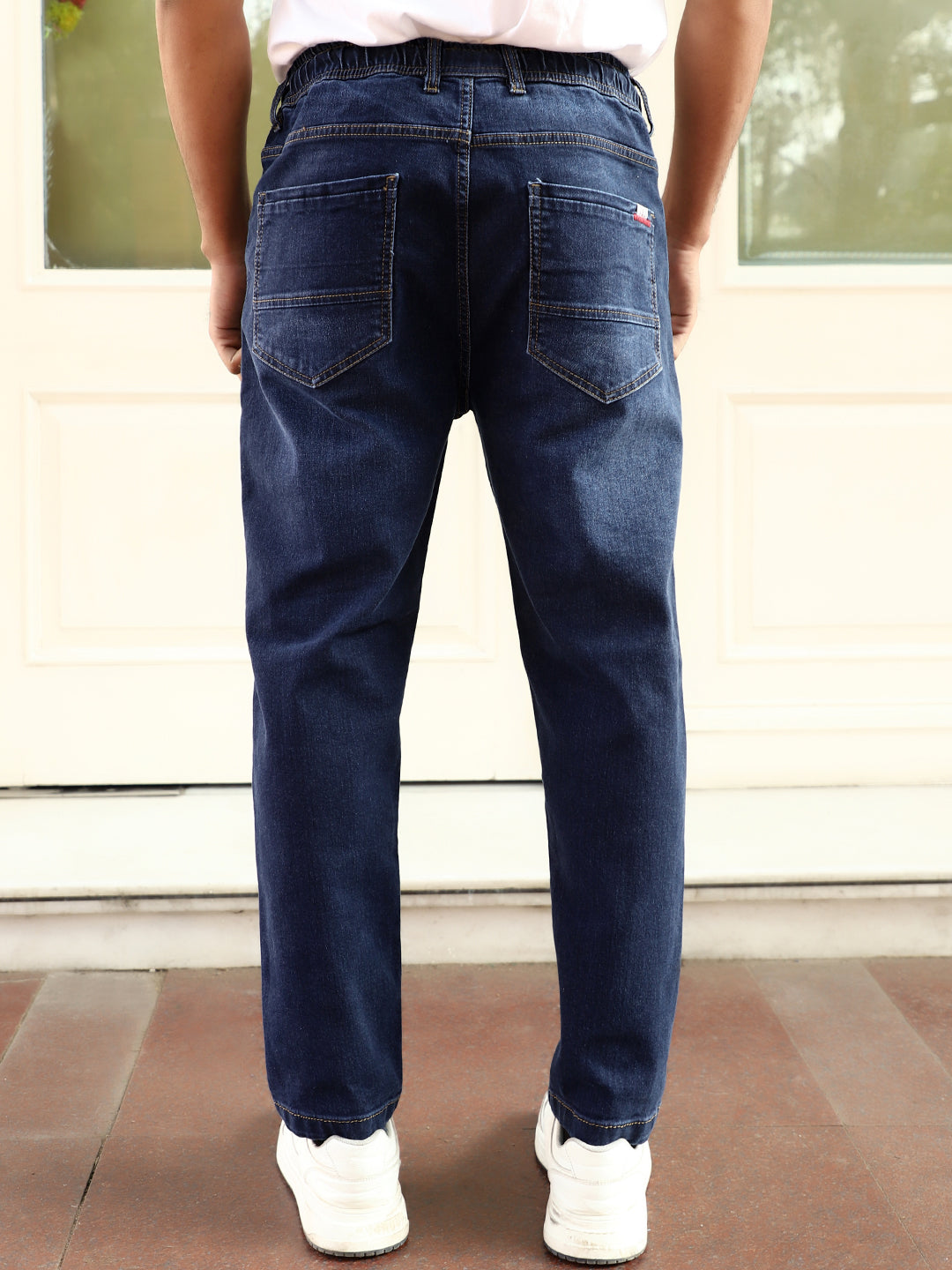 Warzone Blue Denim Carrot Fit Jeans