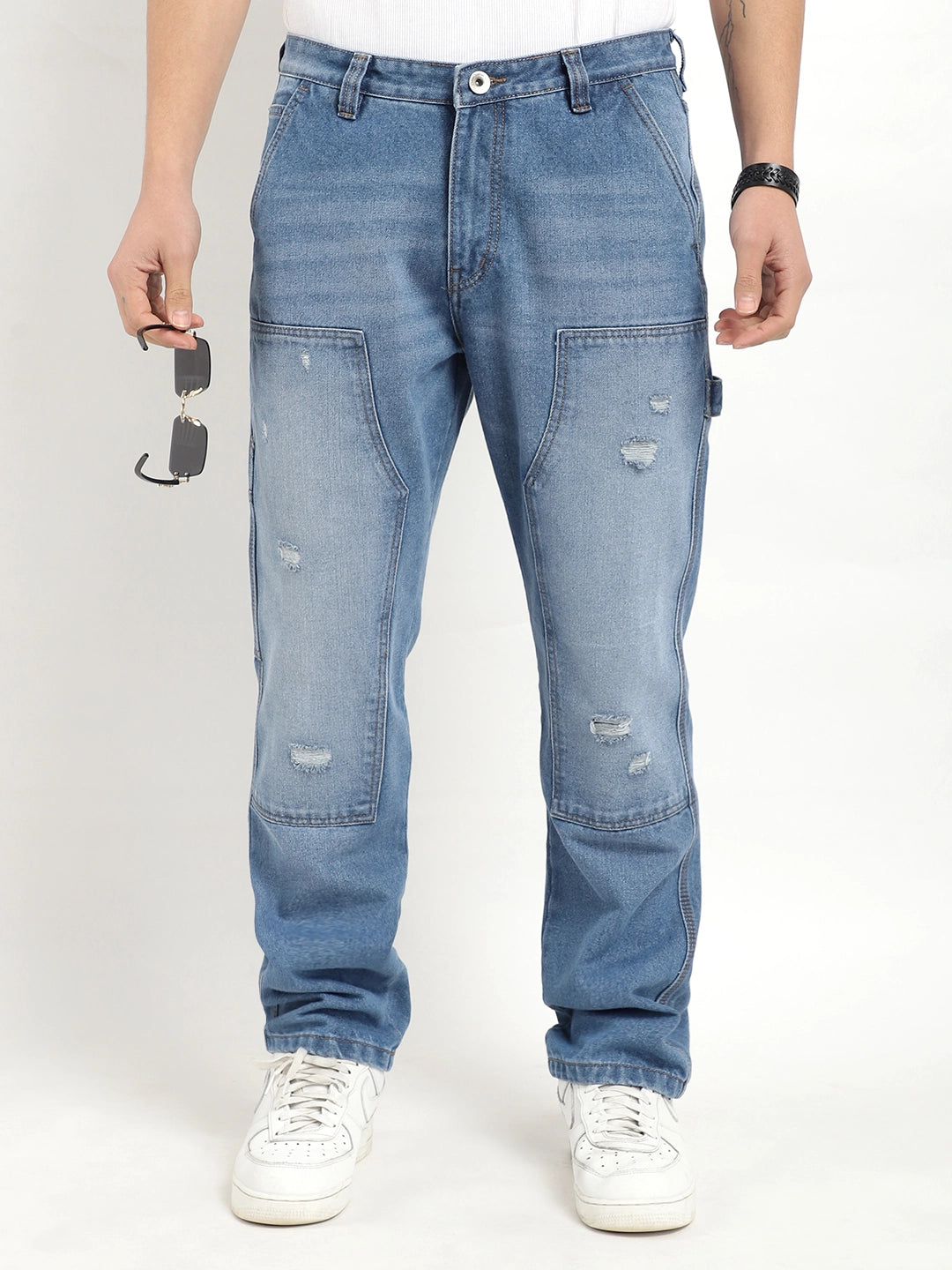 Royal Stitch Light Blue Denim Cargo