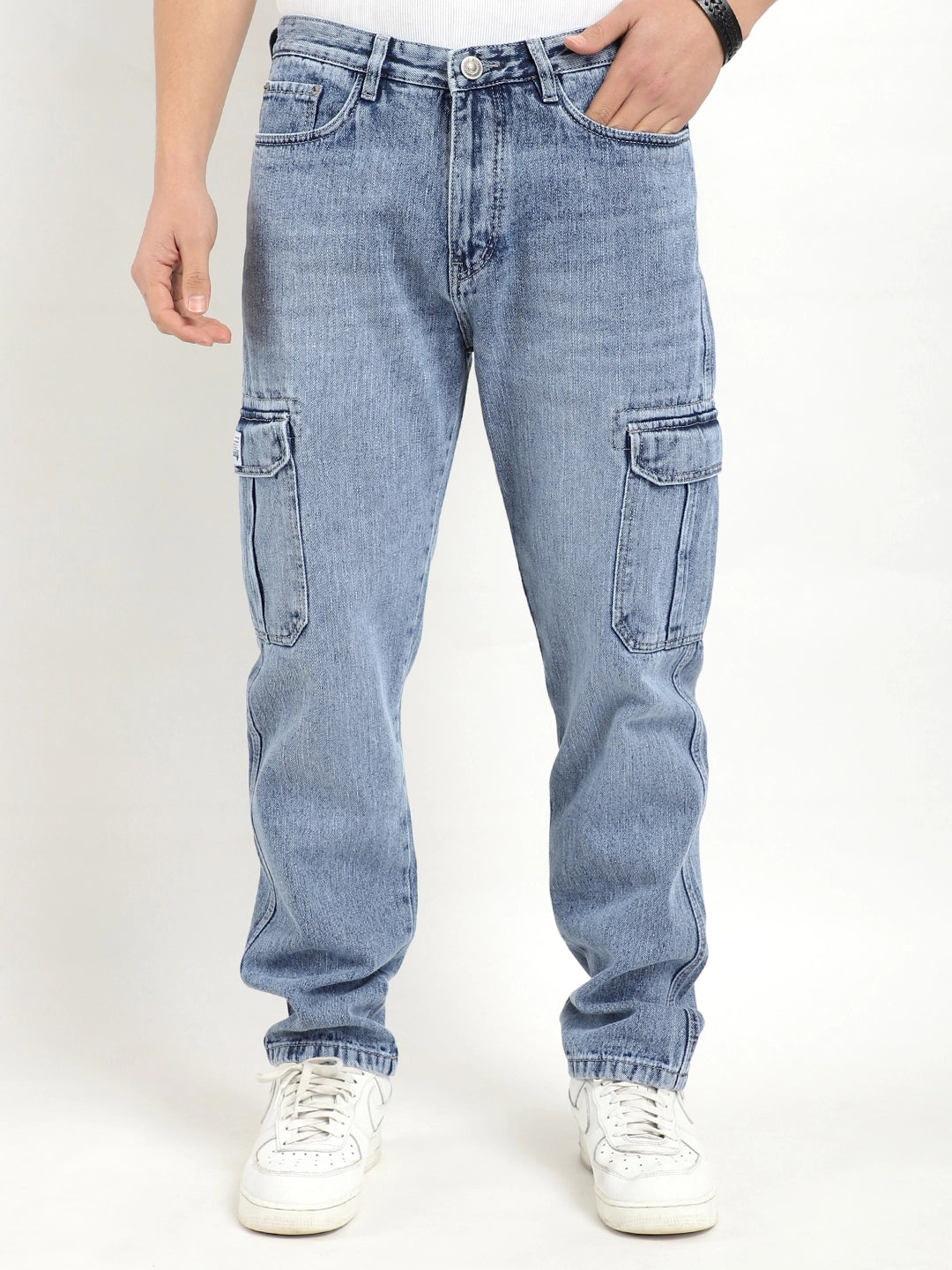 Chester Threads Light Blue Denim Cargo