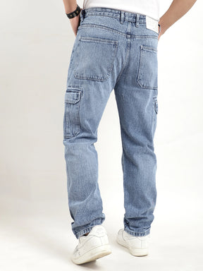 Chester Threads Light Blue Denim Cargo