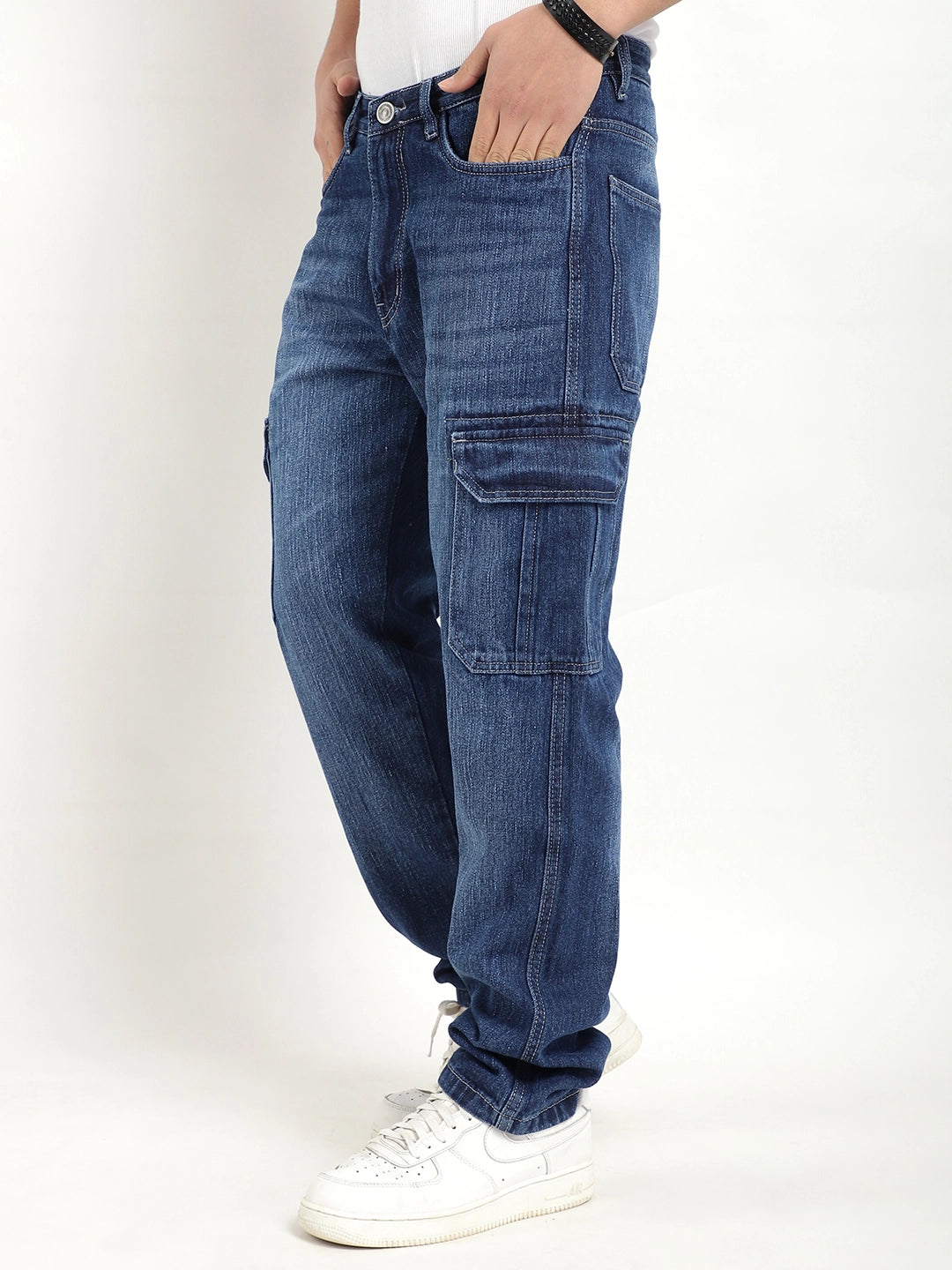 Chester Threads Blue Denim Cargo