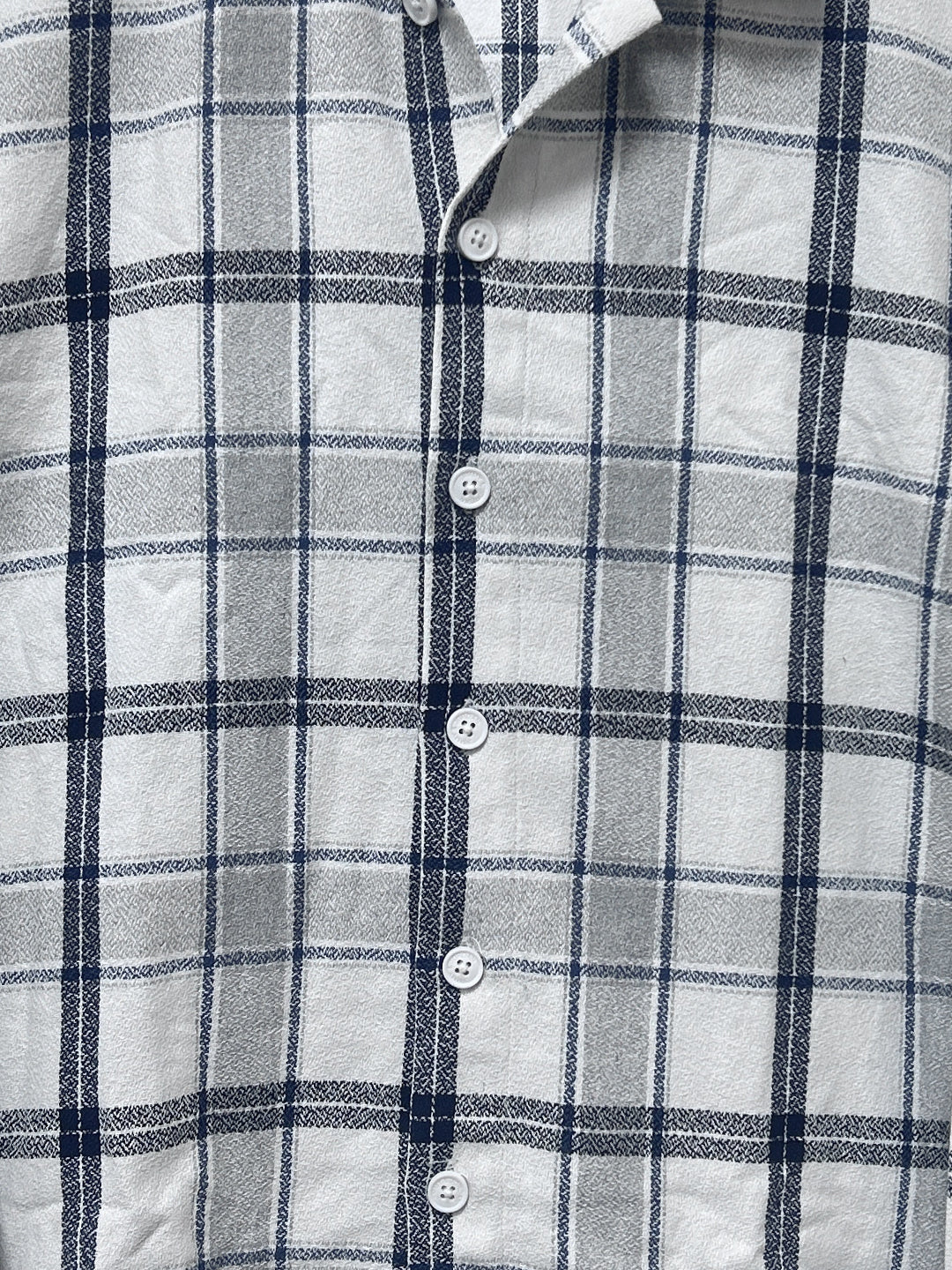 Bloom State White Check Full Sleeve Shirt
