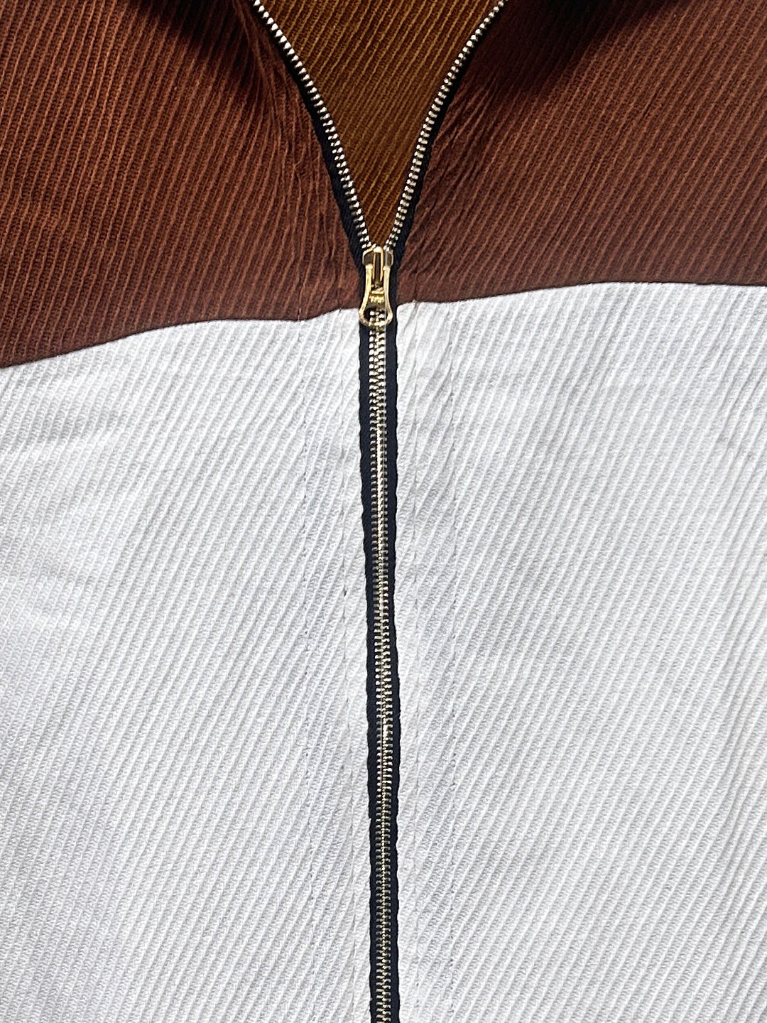 Halo Fade Beige Ribbed Shacket