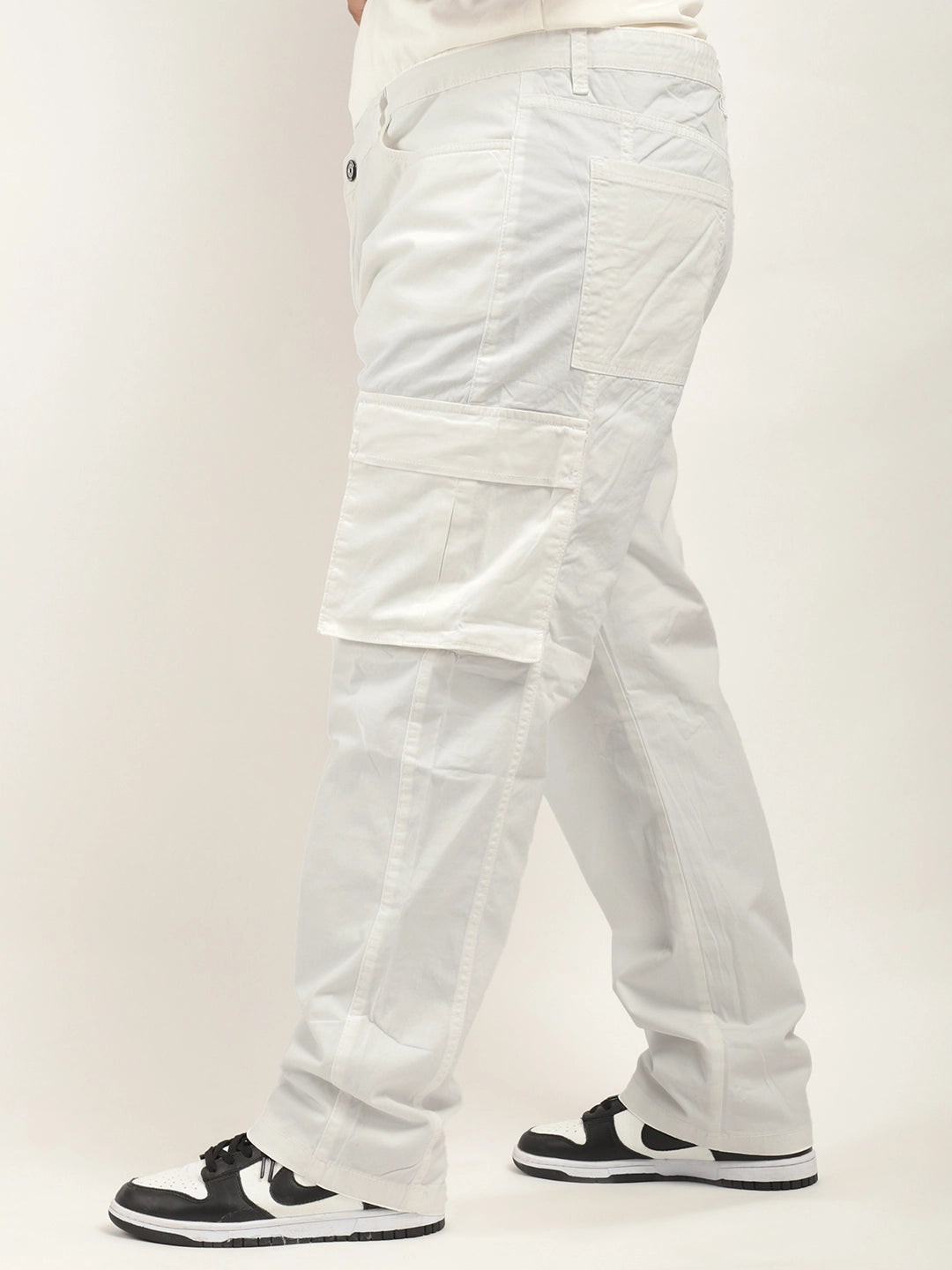 Tornado full length White Plus size cargo