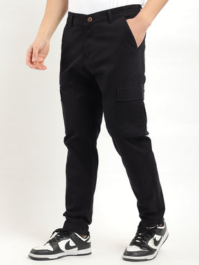 Crest Wears Black Cotton Cargo