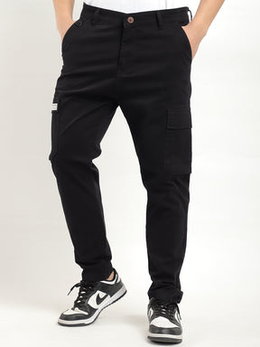 Crest Wears Black Cotton Cargo