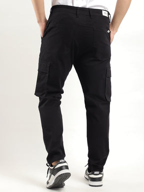 Crest Wears Black Cotton Cargo