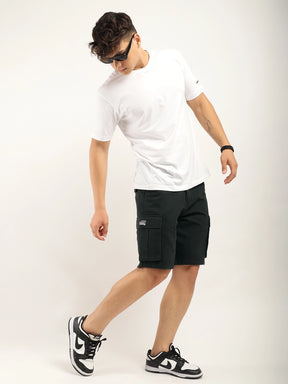 Fusion Dark Grey Cotton Shorts