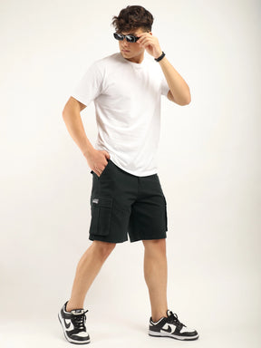 Fusion Dark Grey Cotton Shorts