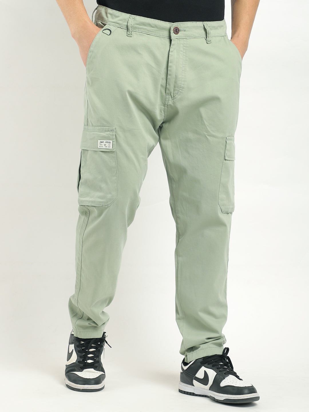 Crest Wears Pistachio Green Cotton Cargo