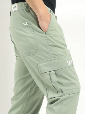 Crest Wears Pistachio Green Cotton Cargo