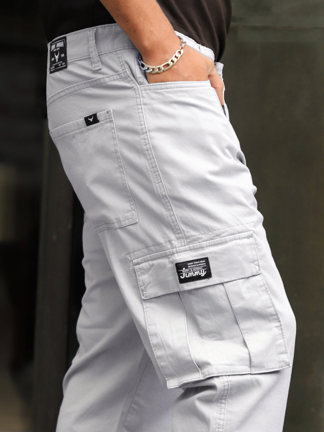 Cyprus Trek Ash Grey Cotton Cargo