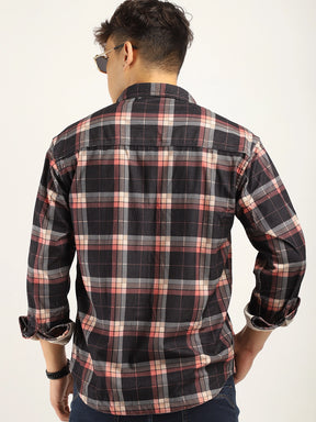 Dope Red Check Full Sleeve Shirt