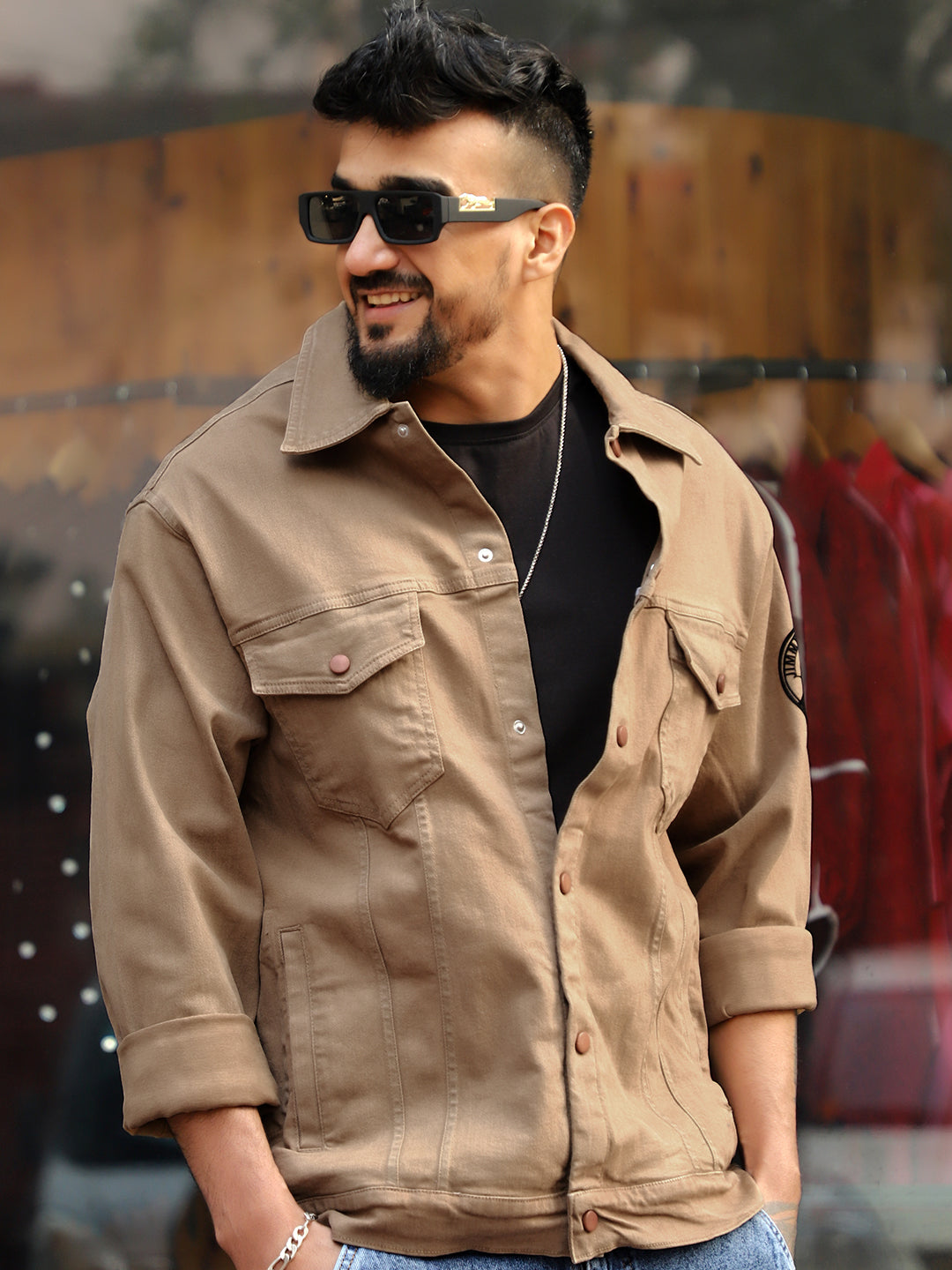 Somerset Styles Khaki Denim Jacket Pro