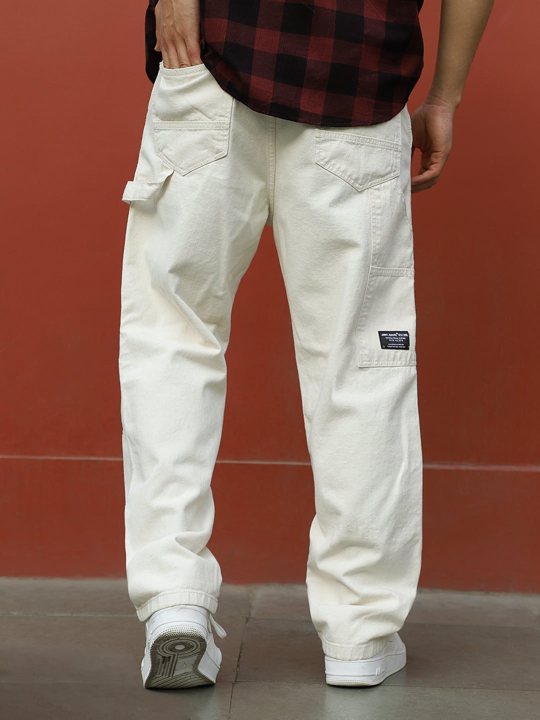 Bold Nest Light Beige Denim Jeans